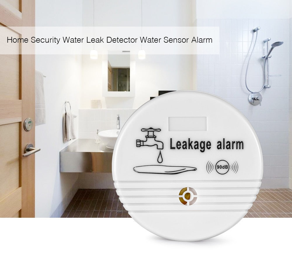 Instant-Alert Water Leak Alarm (90dB) + battery