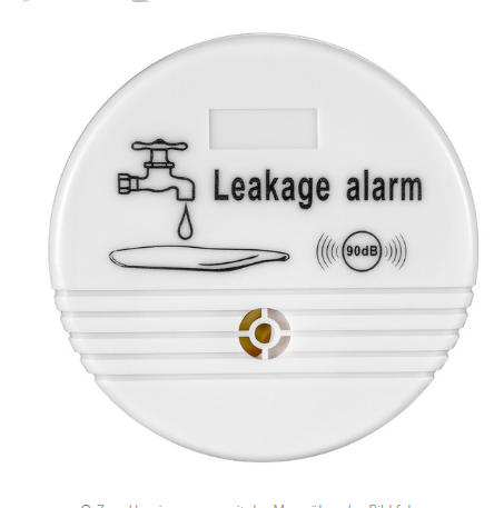 Instant-Alert Water Leak Alarm (90dB) + battery